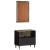 Set mobilier de baie, 2 piese, lemn masiv de mango GartenMobel Dekor
