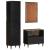 Set mobilier de baie, 3 piese, lemn masiv de mango GartenMobel Dekor