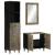 Set mobilier de baie, 3 piese, lemn masiv de mango GartenMobel Dekor