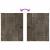 Set mobilier de baie, 4 piese, lemn masiv de mango GartenMobel Dekor