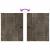 Set mobilier de baie, 5 piese, lemn masiv de mango GartenMobel Dekor