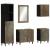 Set mobilier de baie, 5 piese, lemn masiv de mango GartenMobel Dekor