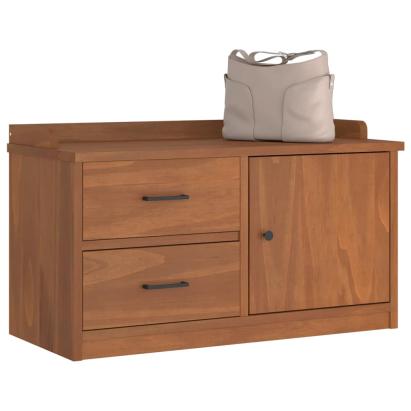 Bancă pentru hol „SANDNES” 87x40x50 cm din lemn masiv de pin GartenMobel Dekor