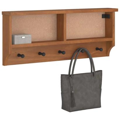 Suport pentru haine "SANDNES" 87x12x35 cm lemn masiv de pin GartenMobel Dekor