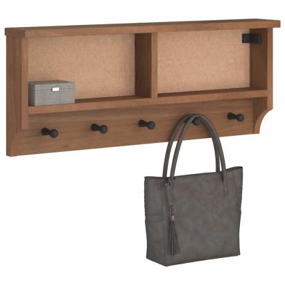 Suport pentru haine "SANDNES" 87x12x35 cm lemn masiv de pin GartenMobel Dekor