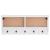 Suport pentru haine "SANDNES" alb 87x12x35 cm lemn masiv de pin GartenMobel Dekor