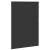 Jaluză cu rolă opaca negru 105x130 cm Latime material 100,7 cm GartenMobel Dekor