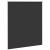 Jaluză cu role opace negru 135x150 cm Lățime material 131,6 cm GartenMobel Dekor