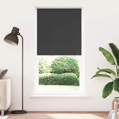 Jaluză cu role opace negru 100x210 cm lățime țesătură 95,7 cm GartenMobel Dekor