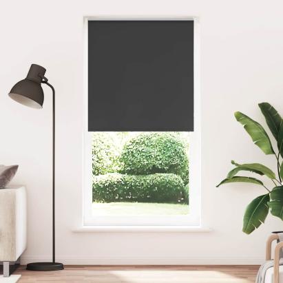 Jaluză cu role opace negru 105x210 cm lățime material 100,7 cm GartenMobel Dekor
