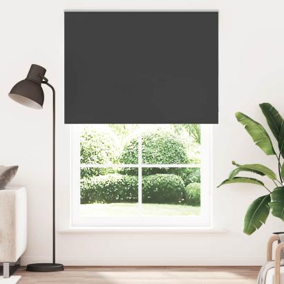Jaluză cu role opace negru 155x210 cm lățime material 151,6 cm GartenMobel Dekor