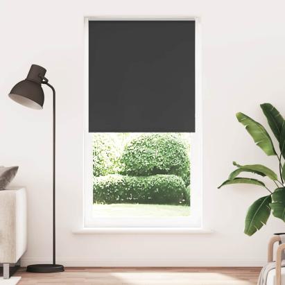 Jaluză cu role opace negru 100x230 cm lățime țesătură 95,7 cm GartenMobel Dekor