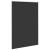 Jaluză cu role opace negru 160x230 cm lățime material 156,6 cm GartenMobel Dekor