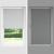 Jaluză cu role opace gri 40x130 cm lățime material 35,7 cm GartenMobel Dekor