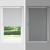 Jaluză cu role opace gri 80x130 cm lățime material 75,7 cm GartenMobel Dekor