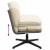 Scaun de birou pivotant, crem, material textil GartenMobel Dekor