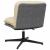 Scaun de birou pivotant, crem, material textil GartenMobel Dekor