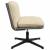 Scaun de birou pivotant, crem, material textil GartenMobel Dekor