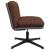 Scaun de birou pivotant, maro, material textil GartenMobel Dekor
