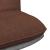 Scaun de birou pivotant, maro, material textil GartenMobel Dekor
