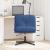 Scaun de birou pivotant, albastru, material textil GartenMobel Dekor
