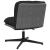 Scaun de birou pivotant, negru, material textil GartenMobel Dekor