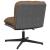 Scaun de birou pivotant, gri taupe, material textil GartenMobel Dekor
