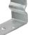 Ancore de gard, 12 buc., argintiu, 12x6x15 cm, oțel galvanizat GartenMobel Dekor