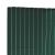 Panou de gard, verde, 90 x 300 cm, PVC GartenMobel Dekor