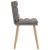 Scaune de sufragerie, 4 buc., gri taupe, material textil GartenMobel Dekor
