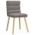 Scaune de sufragerie, 4 buc., gri taupe, material textil GartenMobel Dekor