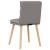 Scaune de sufragerie, 4 buc., gri taupe, material textil GartenMobel Dekor