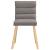 Scaune de sufragerie, 4 buc., gri taupe, material textil GartenMobel Dekor