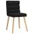 Scaune de sufragerie 6 buc. negru material textil GartenMobel Dekor