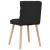 Scaune de sufragerie 6 buc. negru material textil GartenMobel Dekor