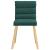 Scaune de bucătărie, 6 buc., verde închis, material textil GartenMobel Dekor