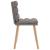 Scaune de sufragerie, 6 buc., gri taupe, material textil GartenMobel Dekor
