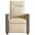 Fotoliu rabatabil electric, crem, material textil GartenMobel Dekor
