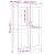 Bibliotecă, lemn vechi, 82,5x30,5x150 cm, lemn prelucrat GartenMobel Dekor