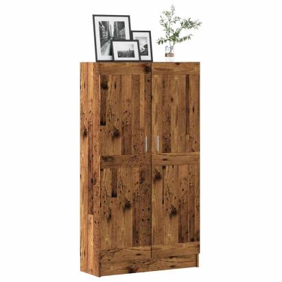 Bibliotecă, lemn vechi, 82,5x30,5x150 cm, lemn prelucrat GartenMobel Dekor