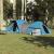 Cort camping pentru 5 persoane, albastru, impermeabil GartenMobel Dekor