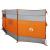 Paravan de camping, gri/portocaliu, 510x153 cm, impermeabil GartenMobel Dekor