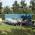 Paravan de camping, albastru, 344x120 cm, impermeabil GartenMobel Dekor