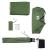 Paravan de camping verde 490x123 cm impermeabil GartenMobel Dekor