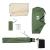 Paravan de camping verde 340x130 cm impermeabil GartenMobel Dekor