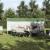 Paravan de camping verde 340x130 cm impermeabil GartenMobel Dekor