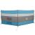 Paravan de camping, albastru, 340x130 cm, impermeabil GartenMobel Dekor