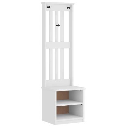 Arborele „SANDENS” alb 45x40x159,5 cm lemn masiv de pin GartenMobel Dekor
