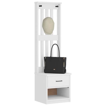 Arborele „SANDENS” alb 45x40x159,5 cm lemn masiv de pin GartenMobel Dekor