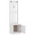Arborele „SANDENS” alb 45x40x159,5 cm lemn masiv de pin GartenMobel Dekor